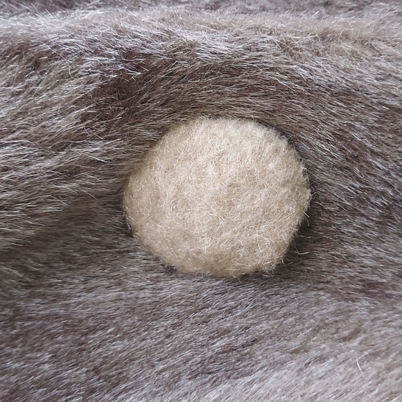 Tudor Faux Fur Teddy Coat, 50s Faux Fur Brown Coat, 60s Swing Coat, - Picture 5 of 8